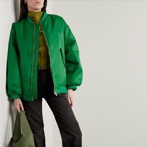 The Frankie Shop Astra Shell Bomber Jacket (size:M/L)